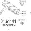 MTS 01.61141 End Silencer